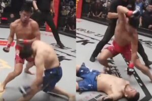 KO foudroyant : Un Chinois pulvérise en MMA