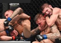 Khabib Nurmagomedov laisse Poirier installer sa guillotine