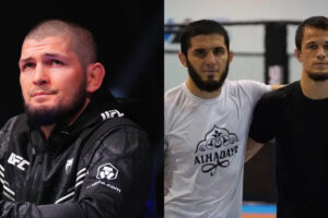 Khabib tranche entre Islam Makhachev et Usman Nurmagomedov