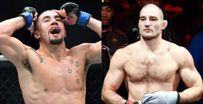 Refus de Sean Strickland à Robert Whittaker à l'UFC 305