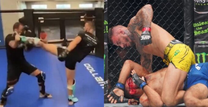 Renato Moicano prépare son game plan contre Benoît Saint Denis UFC