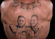 Tatouage fou d'un combattant en hommage à Conor McGregor