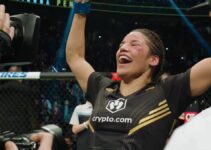 Championne Julianna Pena effrayée lors de l'UFC 307