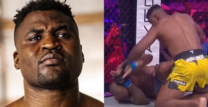 Francis Ngannou critique l'arbitre après sa victoire en MMA au