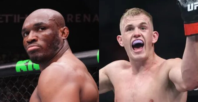 Ian Garry provoque Kamaru Usman lors de l'UFC