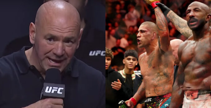 Réaction de Dana White à la victoire d'Alex Pereira