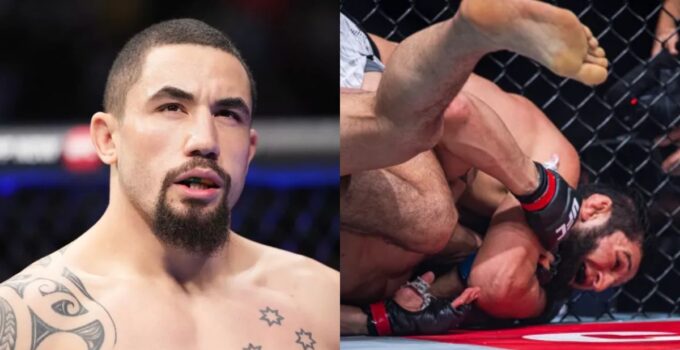 Réaction de Robert Whittaker à sa blessure par Khamzat Chimaev