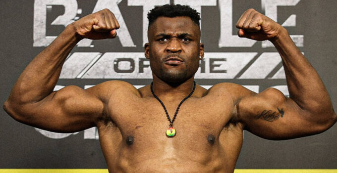 francis ngannou tatouage hommage