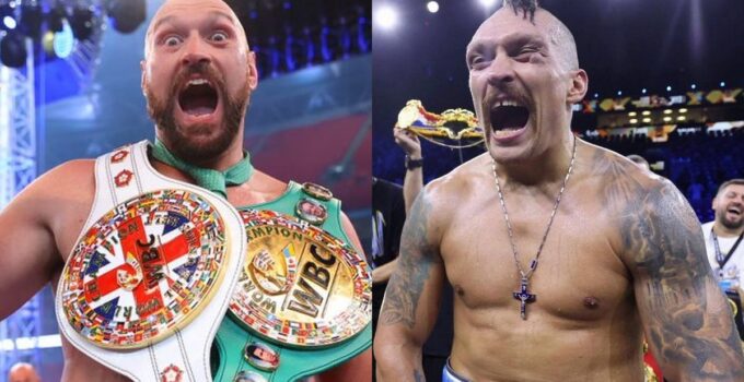 Tyson Fury et Oleksandr Usyk se provoquent avant combat de