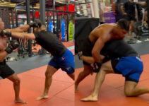 Maes, rappeur, dévoile images de sparring en MMA