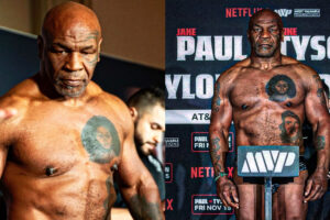 Mike Tyson pèse avant défi contre Jake Paul