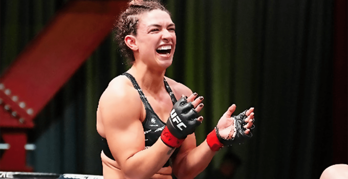 Mackenzie Dern de l'UFC, méconnaissante du sport