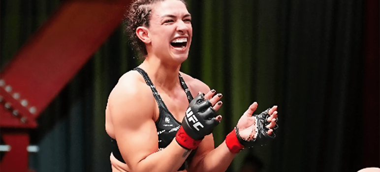 Mackenzie Dern de l'UFC, méconnaissante du sport